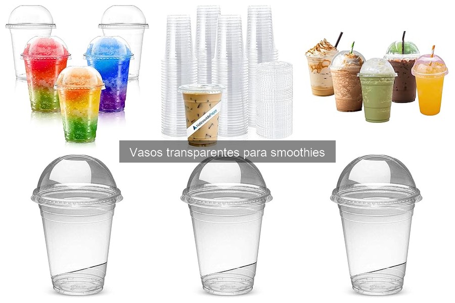 Errores comunes con vasos transparentes para smoothies