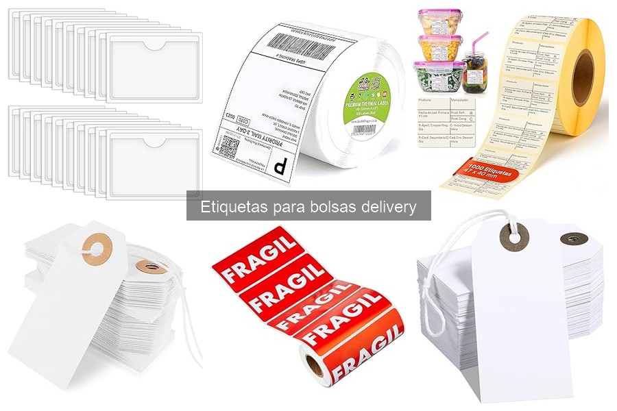 Etiquetas biodegradables para bolsas delivery: impacto y beneficios