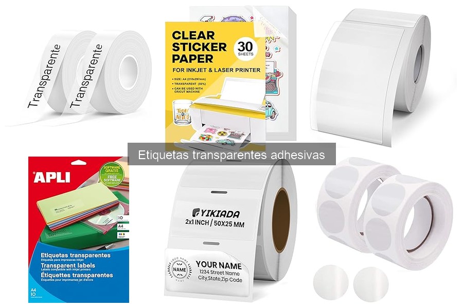 Evita estos errores al imprimir etiquetas transparentes