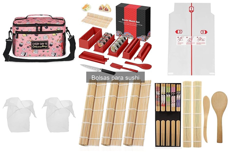 Guía de compra de bolsas para sushi: materiales y tamaños