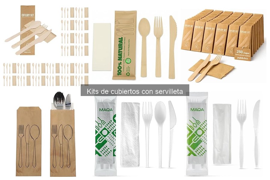 Guía de compra de kits de cubiertos con servilleta
