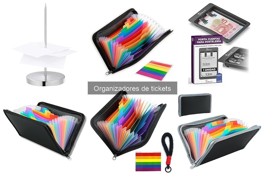 Guía de compra de organizadores de tickets para restaurantes