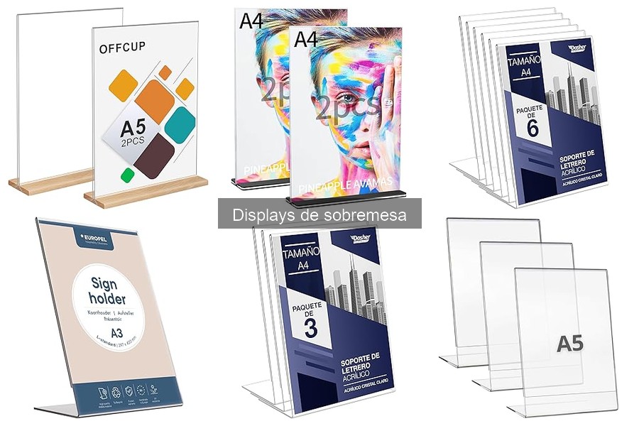 Guía de compra: Displays de sobremesa para restaurantes