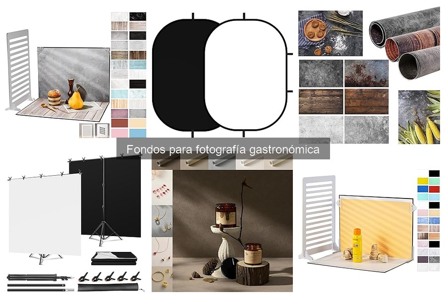 Guía para elegir el fondo perfecto en fotografía gastronómica
