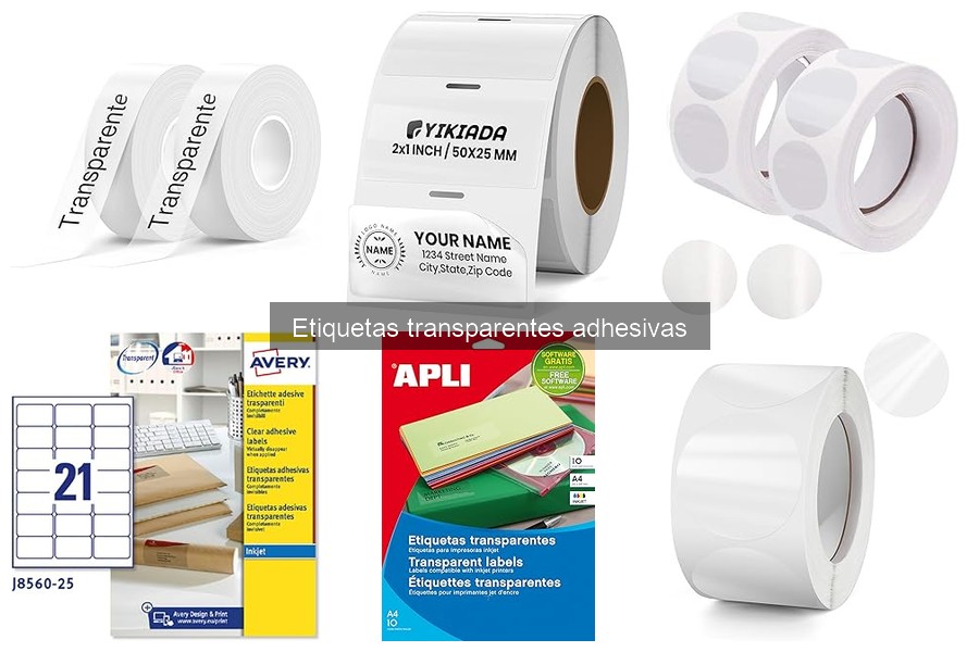 Guía para Elegir Etiquetas Transparentes Adhesivas para tu Negocio