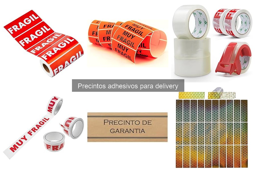 Guía para elegir los mejores precintos adhesivos para delivery