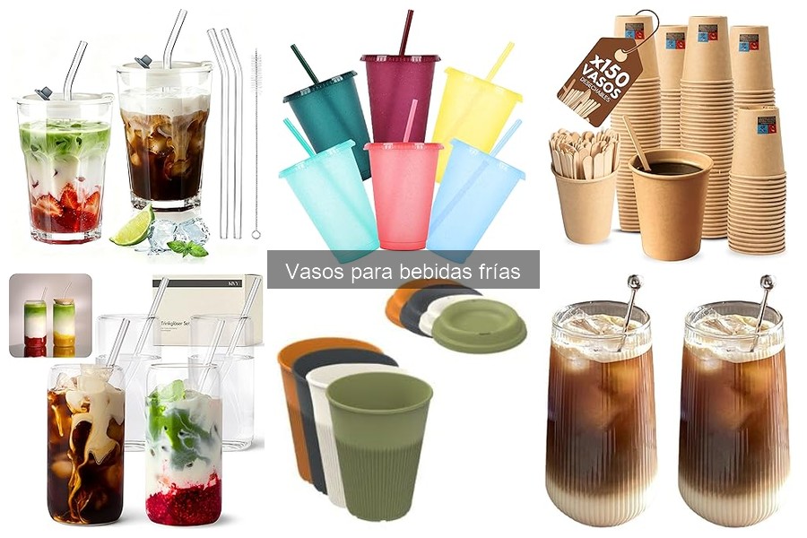 Guía para elegir los mejores vasos para bebidas frías