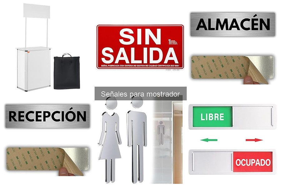 Guía para elegir señales para mostrador en restaurantes