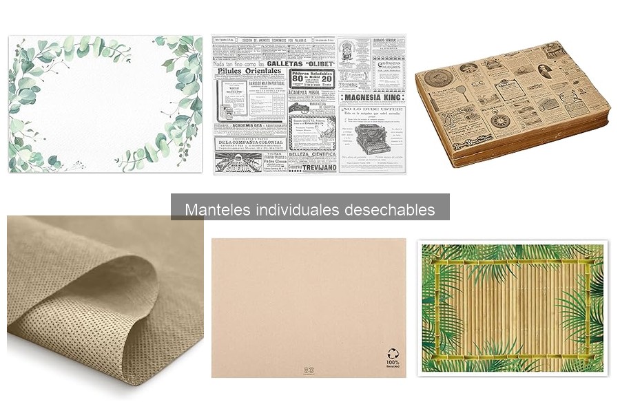 Ideas creativas para decorar con manteles individuales desechables