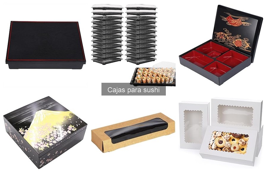 Ideas creativas para presentar sushi en cajas atractivas