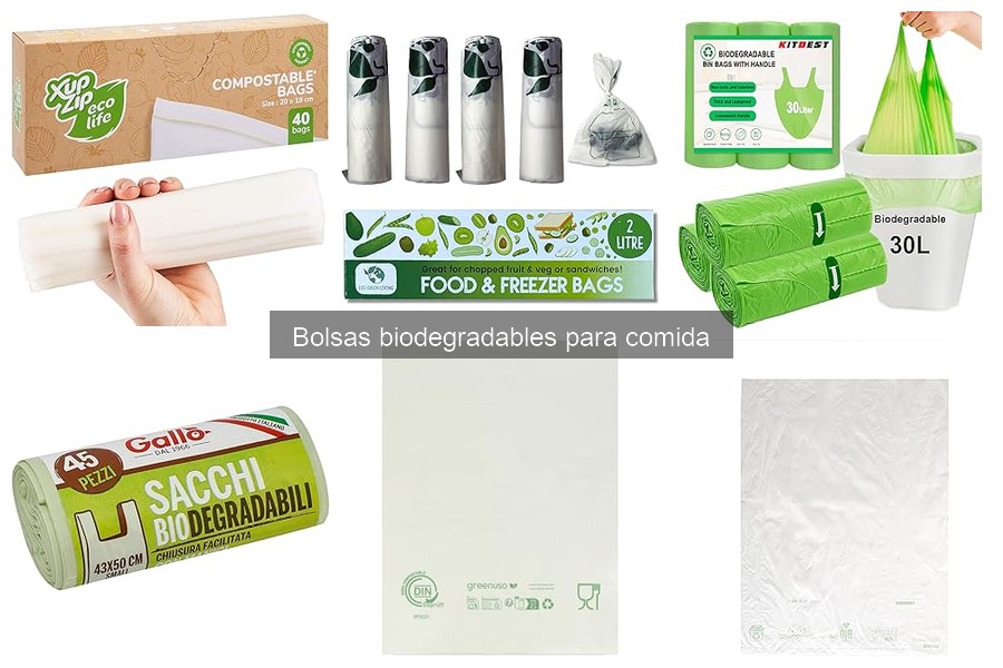 Impacto ambiental de las bolsas biodegradables para comida