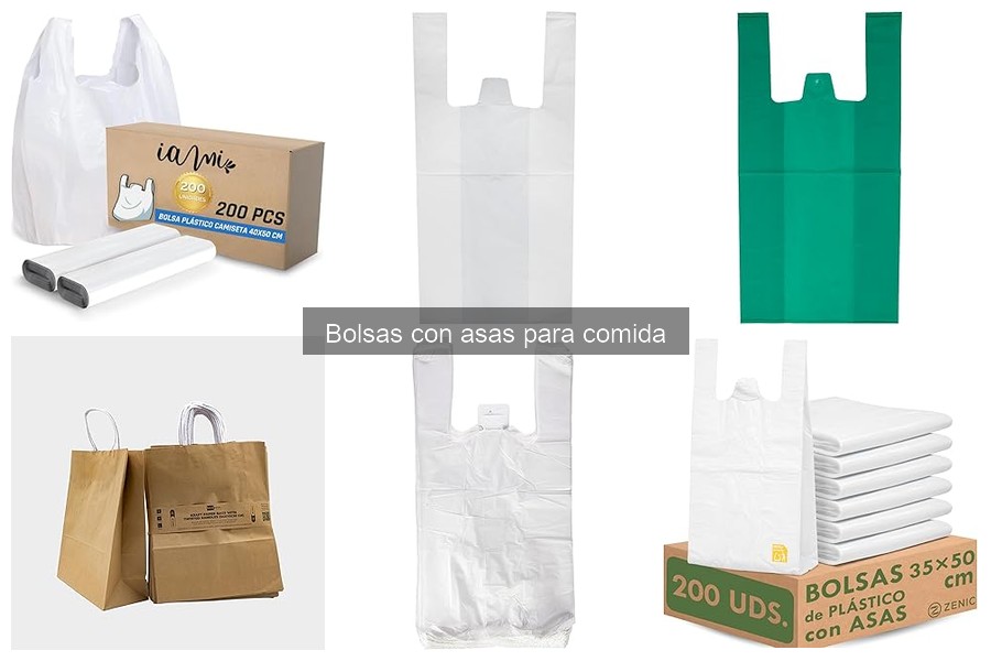 Impacto ambiental de las bolsas con asas para comida