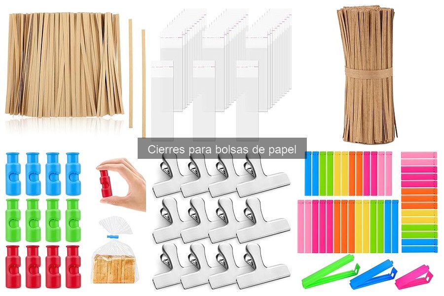 Impacto ambiental de los cierres para bolsas de papel