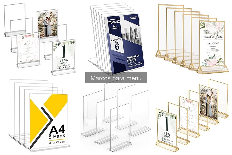 Impacto Visual de los Marcos para Menú en Restaurantes