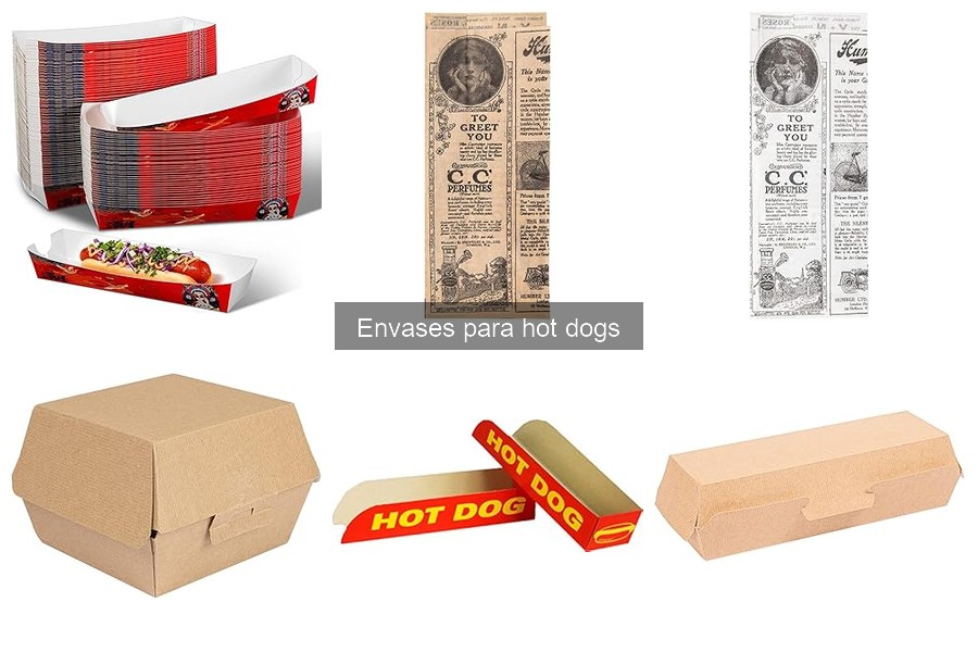 Los envases para hot dogs más populares en restaurantes