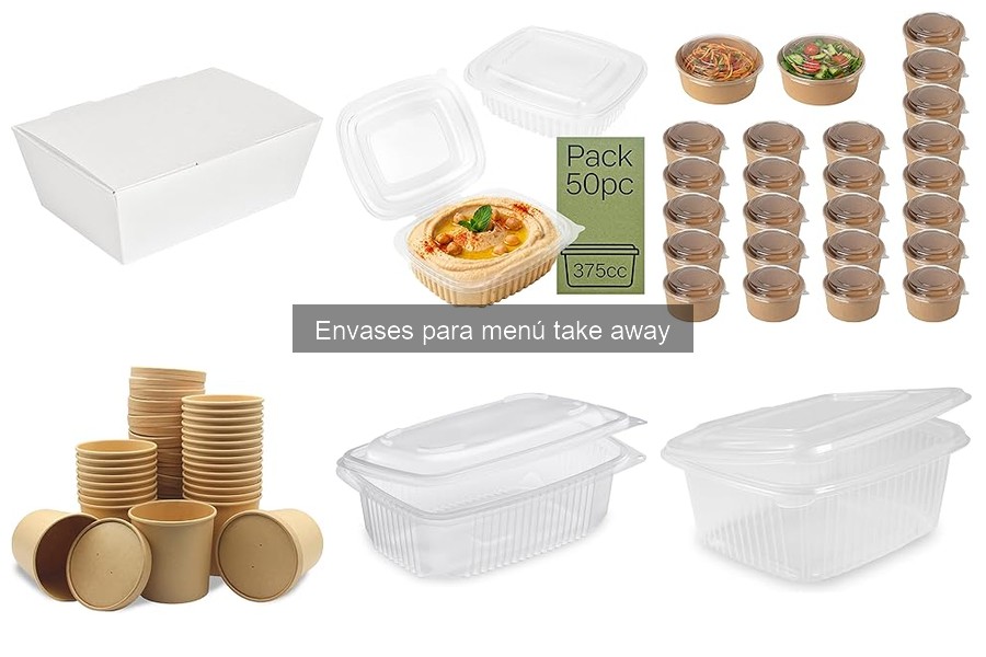 Mantén la calidad de la comida en envases para take away