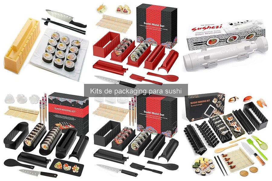 Mantenimiento y almacenamiento de kits de packaging para sushi