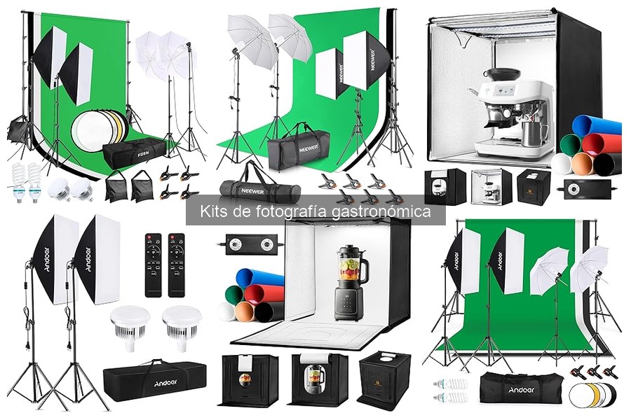 Mantenimiento y cuidado de un kit de fotografía gastronómica