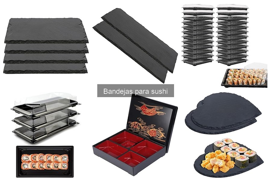 Mantenimiento y limpieza de bandejas para sushi adecuadas