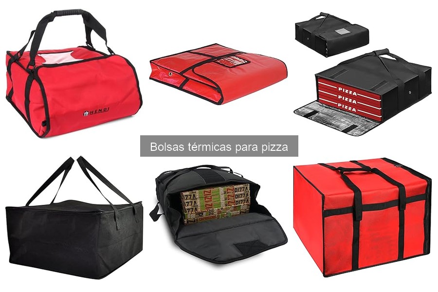 Mantenimiento y limpieza de bolsas térmicas para pizza
