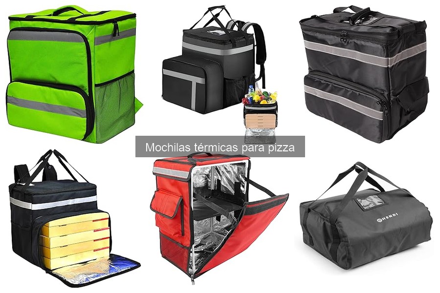 Mantenimiento y limpieza de mochilas térmicas para pizza