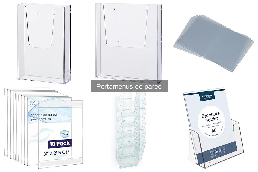 Mantenimiento y limpieza de portamenús de pared: mejores prácticas