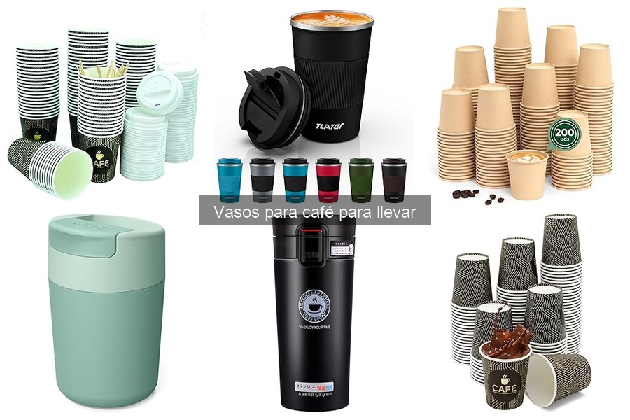 Mantenimiento y reciclaje de vasos para café para llevar