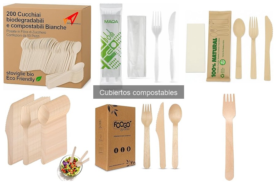 Materiales de cubiertos compostables: ¡Conócelos todos!