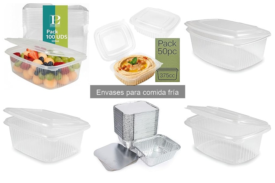 Materiales para envases de comida fría: Tipos y propiedades