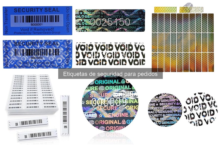 Mejora la Eficiencia con Etiquetas de Seguridad para Pedidos
