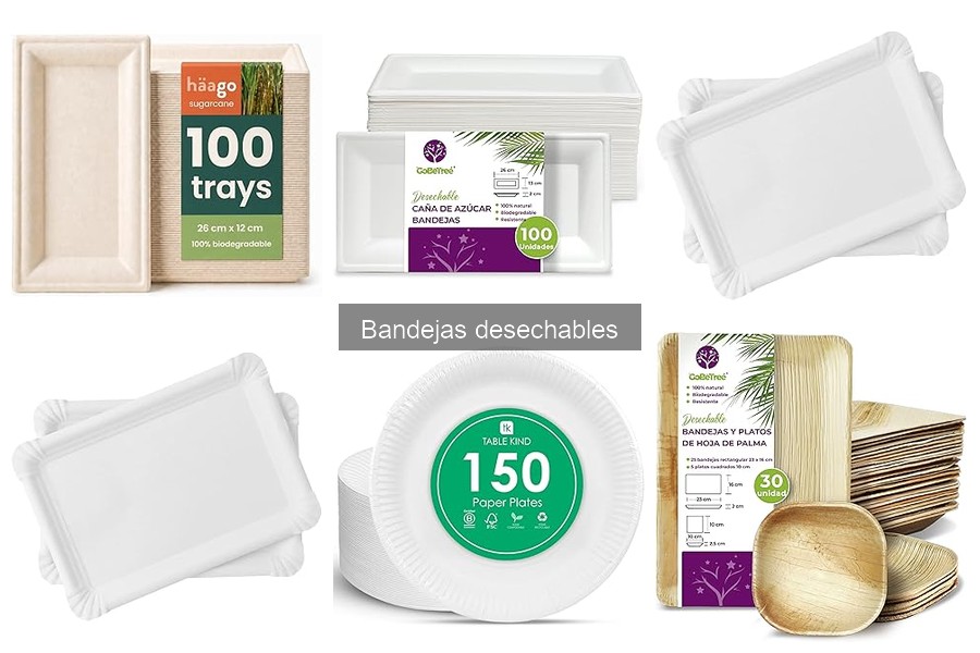 Mejores Bandejas Desechables para Comida Rápida | Comparativa