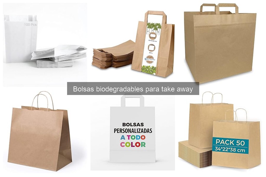 Mejores bolsas biodegradables para comida take away