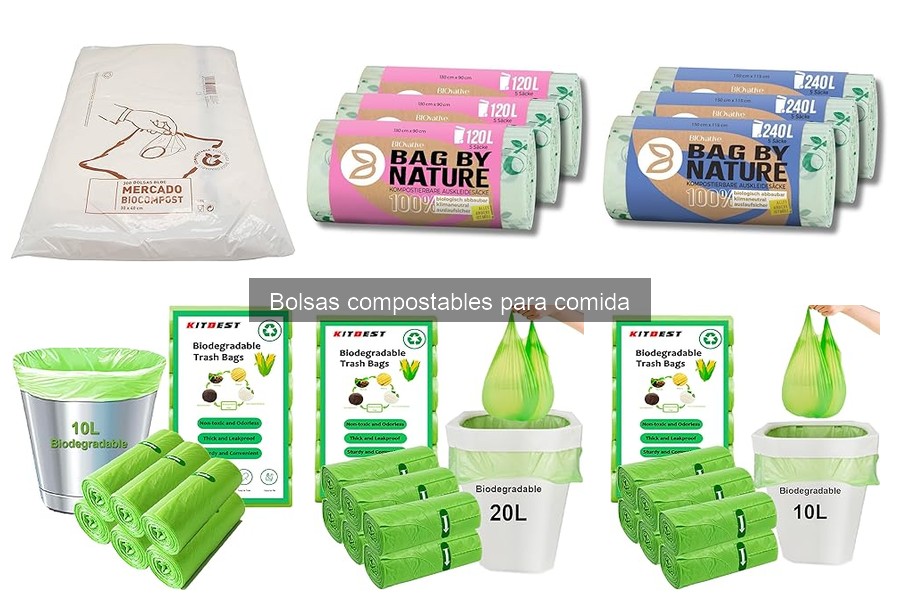 Mejores bolsas compostables para comida en 2023: Comparativa