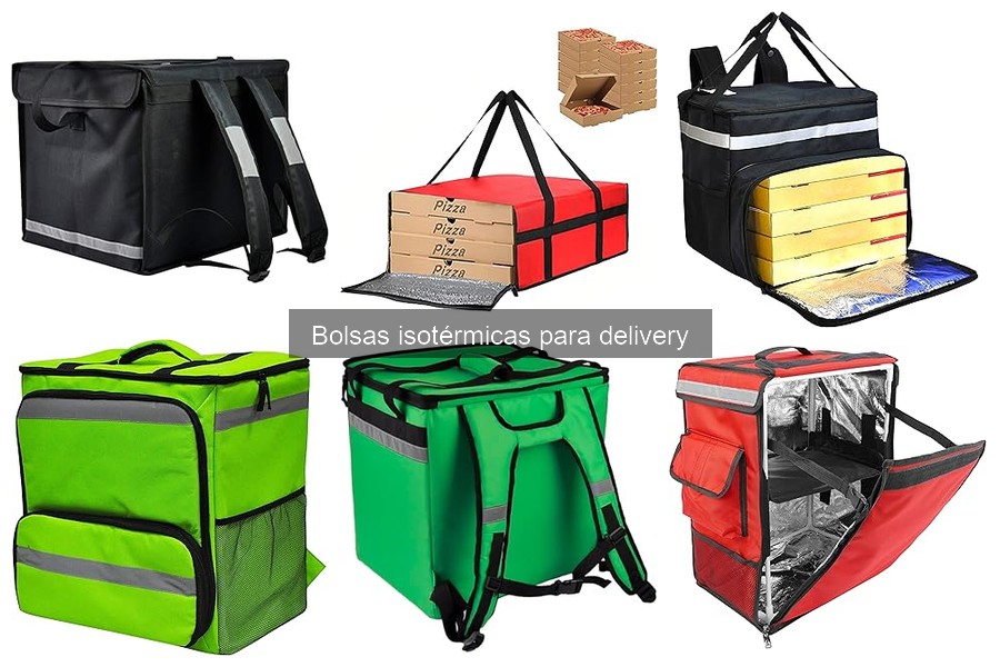 Mejores bolsas isotérmicas para restaurantes delivery 2023