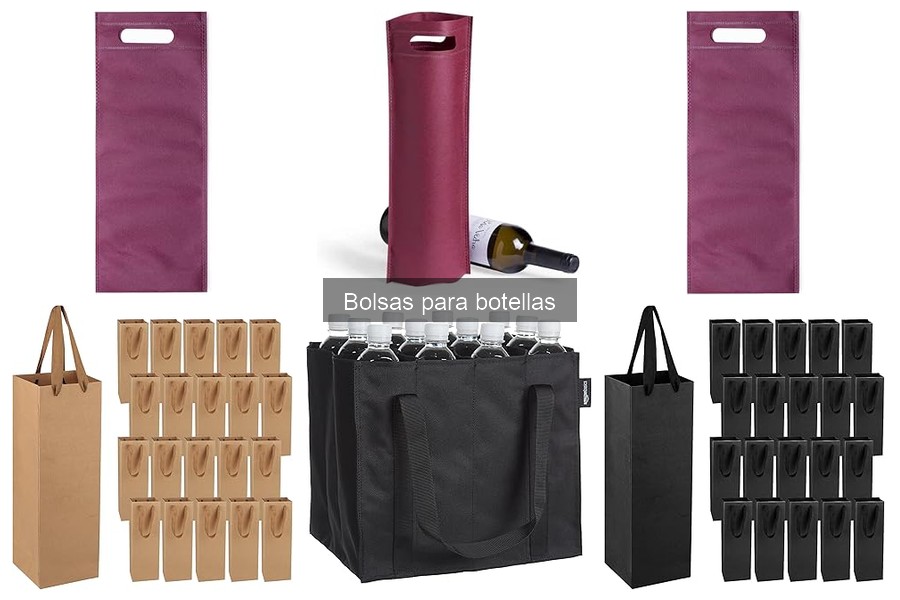 Mejores bolsas para botellas en restaurantes de delivery