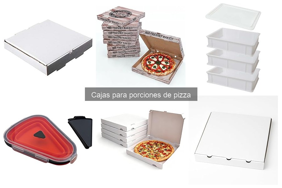Mejores cajas para porciones de pizza para delivery