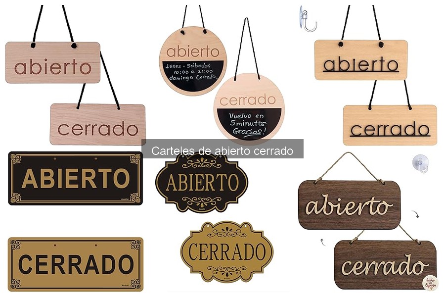 Mejores carteles de abierto cerrado para restaurantes delivery