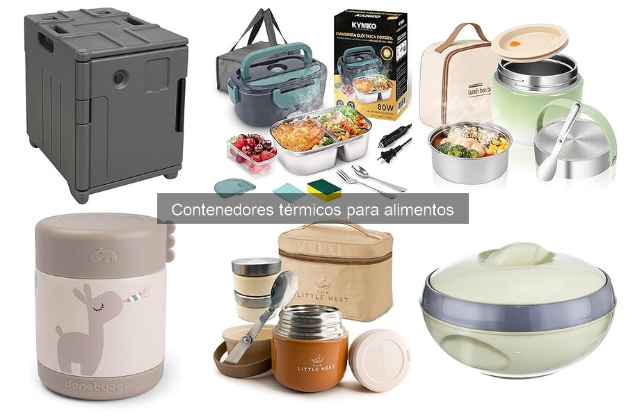 Mejores contenedores térmicos para restaurantes take away