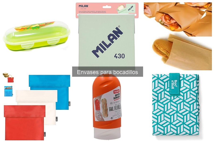 Mejores envases para bocadillos a domicilio: comparativa 2023