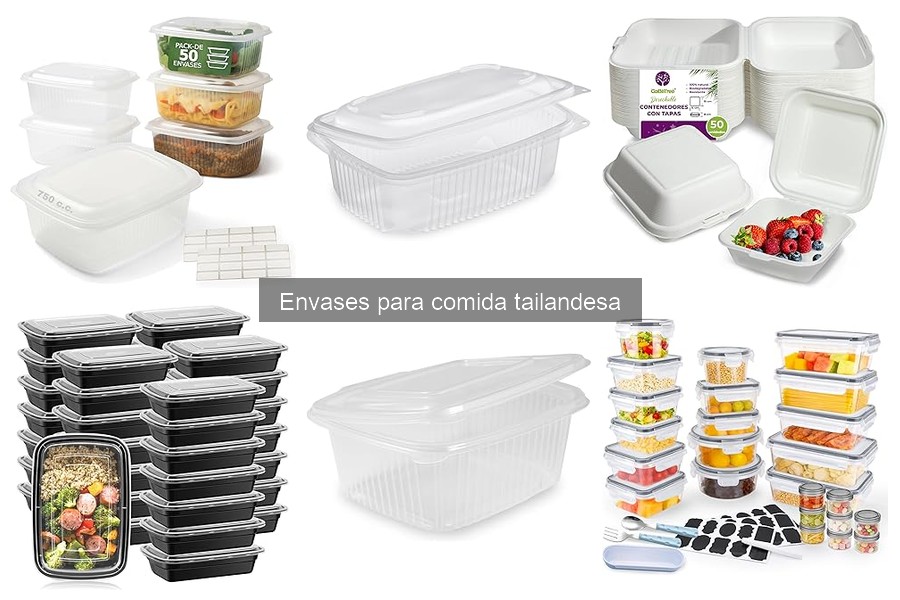 Mejores envases para comida tailandesa: comparativa 2023