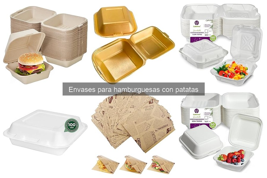 Mejores envases para hamburguesas a domicilio en 2023