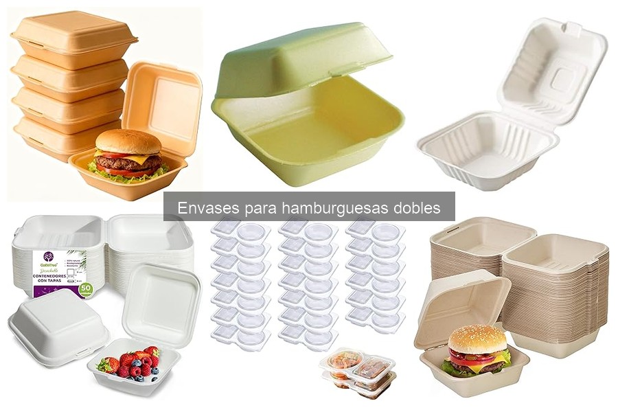 ** Mejores envases para hamburguesas: opiniones de marcas destacadas