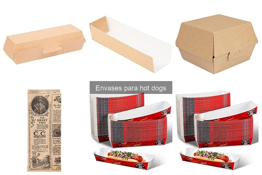 Mejores envases para hot dogs en ferias y festivales