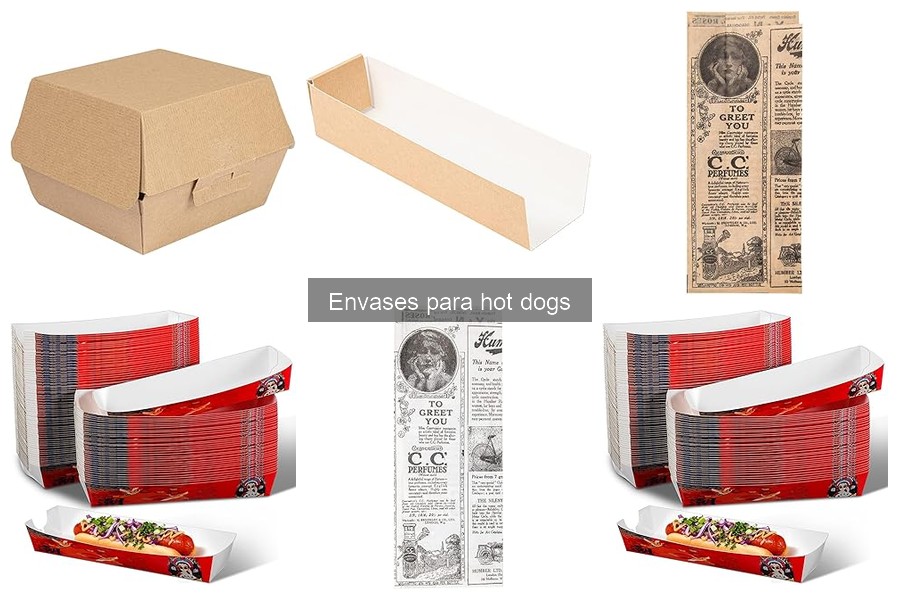 Mejores envases para hot dogs en restaurantes pequeños