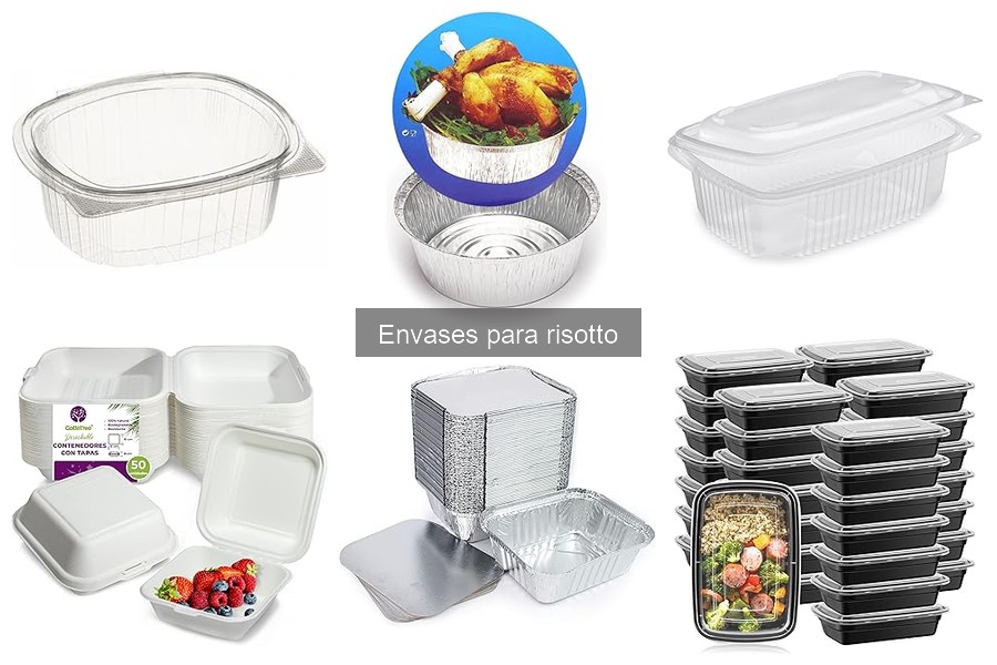 Mejores envases para risotto en eventos al aire libre