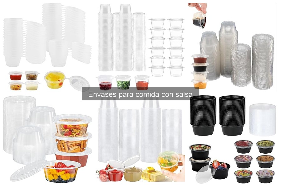 Mejores envases para salsas en restaurantes delivery