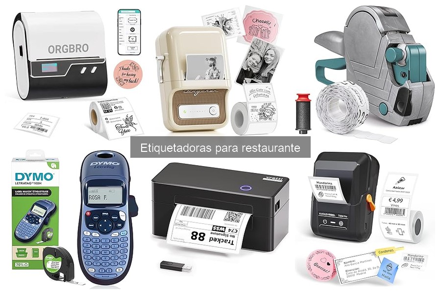 Mejores etiquetadoras para restaurantes de gran volumen