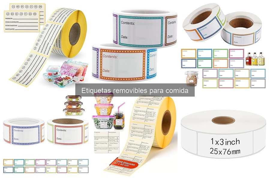 Mejores Etiquetas Removibles para Delivery y Take Away