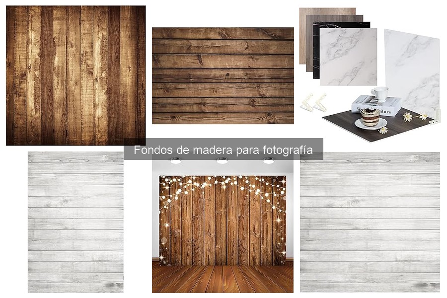 Mejores fondos de madera para fotografía profesional
