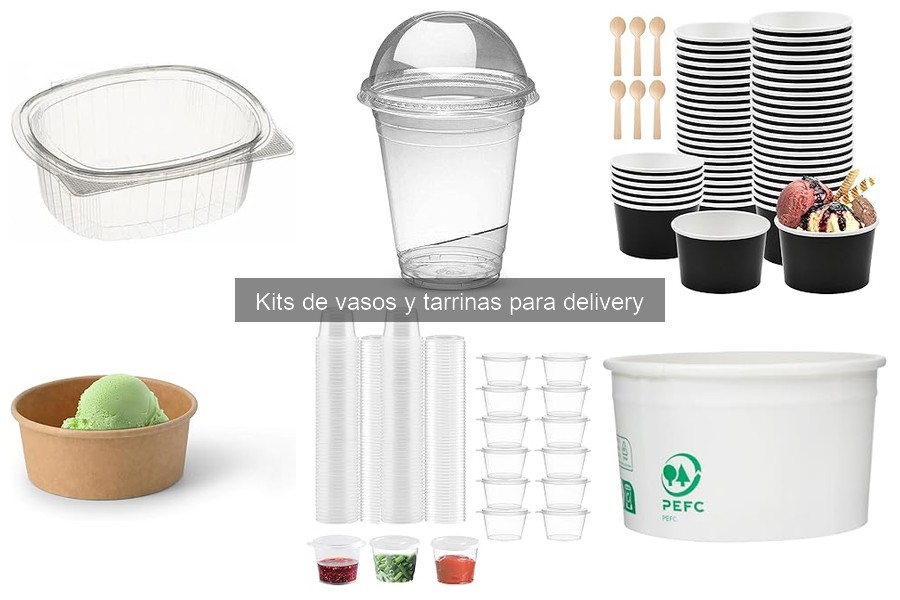 Mejores kits de vasos y tarrinas para delivery 2023